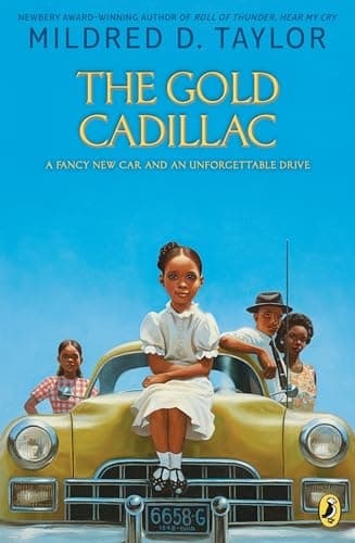 Book cover for The Gold Cadillac by Taylor, Mildred D.