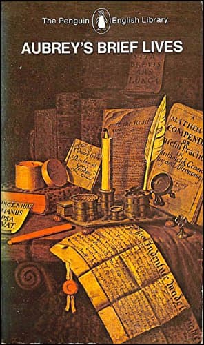 Book cover for Aubrey's Brief Lives (The Penguin English Library) by Aubrey, John