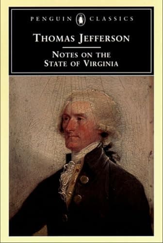 Book cover for Notes on the State of Virginia (Penguin Classics) by Jefferson, Thomas