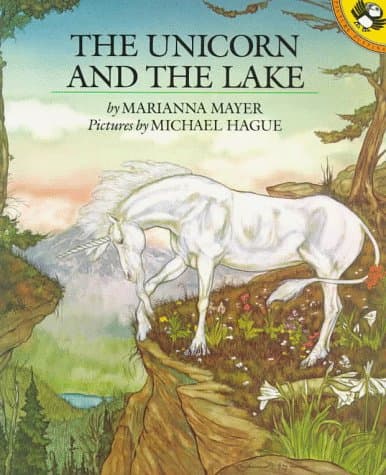 Book cover for The Unicorn and the Lake (Pied Piper) by Mayer, Marianna