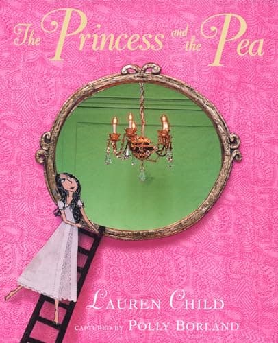 Book cover for The Princess and the Pea by Lauren Child