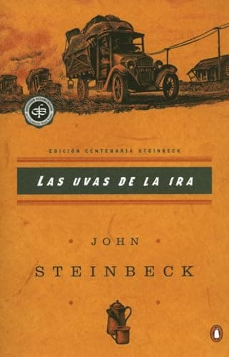 Book cover for Las uvas de la ira: (Spanish language edition of The Grapes of Wrath) (Critical Library, Viking) (Spanish Edition) by Steinbeck, John