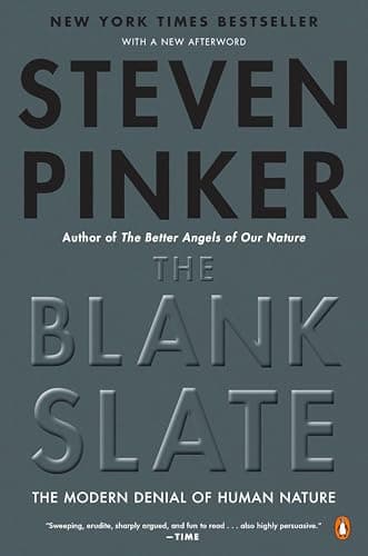 Book cover for The Blank Slate: The Modern Denial of Human Nature by Pinker, Steven