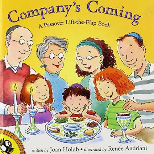 Book cover for Company's Coming: A Passover Lift-the-Flap Book by Holub, Joan