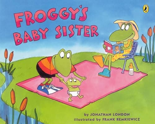 Book cover for Froggy's Baby Sister by Jonathan London