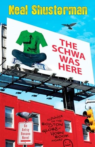 Book cover for The Schwa was Here by Neal Shusterman