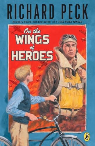 Book cover for On the Wings of Heroes by Peck, Richard