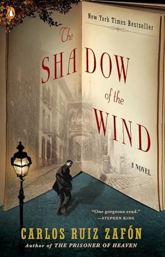 Book cover for The Shadow of the Wind (The Cemetery of Forgotten Books) by Carlos Ruiz Zafón