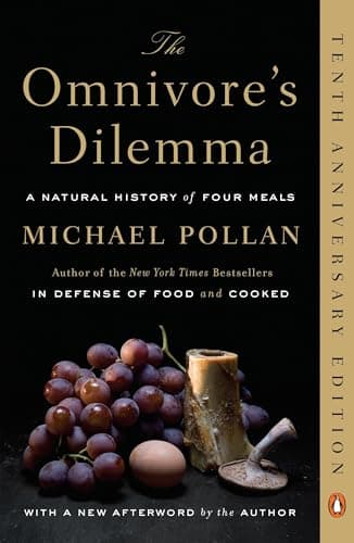 Book cover for The Omnivore's Dilemma: A Natural History of Four Meals by Pollan, Michael