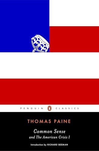 Book cover for Common Sense: and The American Crisis I (Penguin Classics) by Paine, Thomas