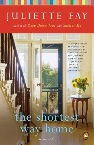 Book cover for The Shortest Way Home: A Novel by Fay, Juliette