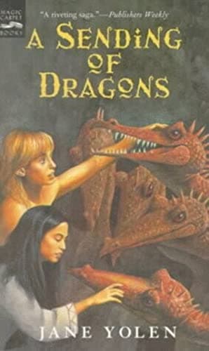 Book cover for A Sending of Dragons: The Pit Dragon Trilogy, Volume Three by Yolen, Jane
