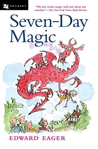 Book cover for SEVEN-DAY MAGIC (Tales of Magic) by Edward Eager