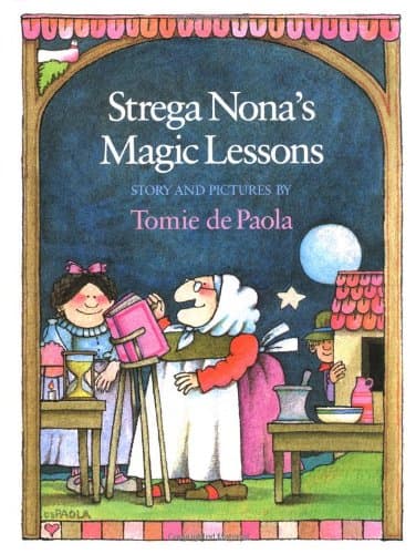 Book cover for Strega Nona's Magic Lessons by dePaola, Tomie