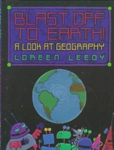 Book cover for Blast off to Earth!: A look at geography (Passports) by Leedy, Loreen