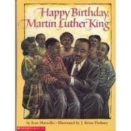 Book cover for happy birthday, martin luther king by marzollo, jean