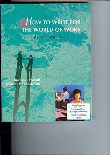 Book cover for How to Write for the World of Work by Unknown