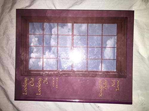 Book cover for Looking Out Looking in: Interpersonal Communication by Ronald B. Adler