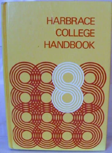 Book cover for Harbrace college handbook by John C. Hodges