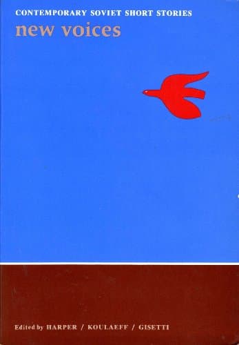 Book cover for New Voices Contemporary Soviet Short Stories (English and Russian Edition) by Kenneth E. Harper