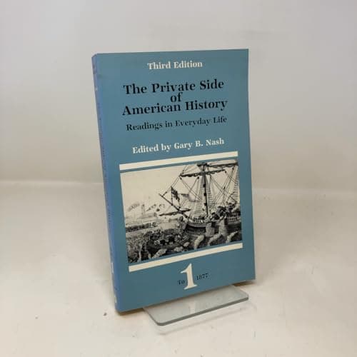 Book cover for The Private Side of American History by Gary Nash (ed)