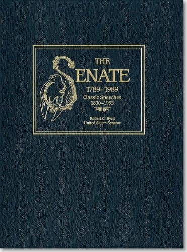 Book cover for Senate, 1789-1989, V. 3: Classic Speeches, 1830-1993 by Robert C. Byrd