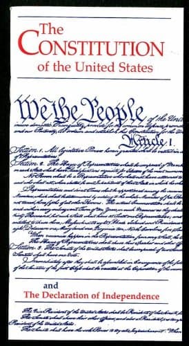 Book cover for Constitution of the United States and the Declaration of Independence by U.S. House of Representatives