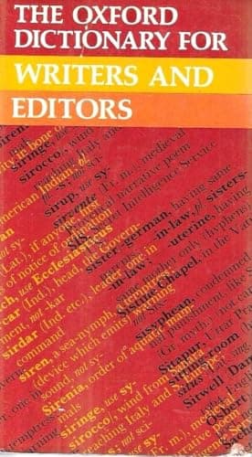 The Oxford Dictionary for Writers and Editors