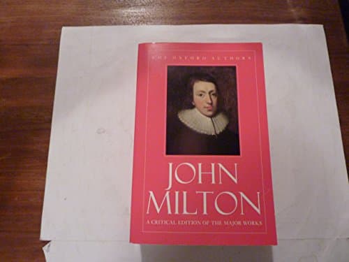 Book cover for John Milton (The ^AOxford Authors) by Milton, John