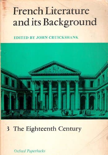 Book cover for French Literature and Its Background: Eighteenth Century: 003 by Cruickshank, John