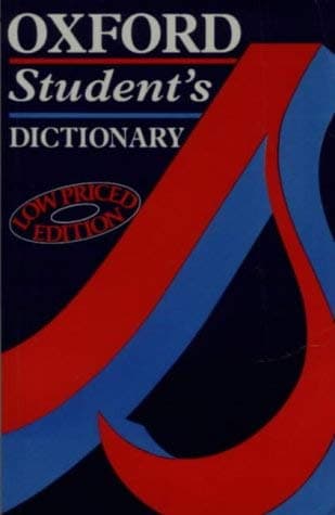 Book cover for Oxford Students Dictionary by A.S. Hornby