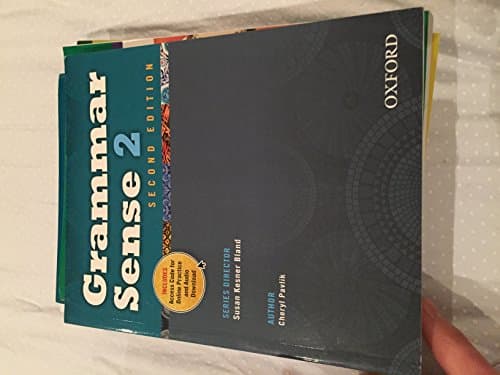 Book cover for Grammar Sense 2 by Pavlik, Cheryl