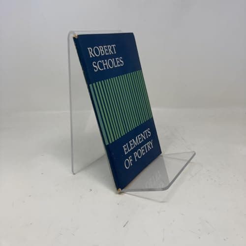 Book cover for Elements of Poetry by Robert Scholes