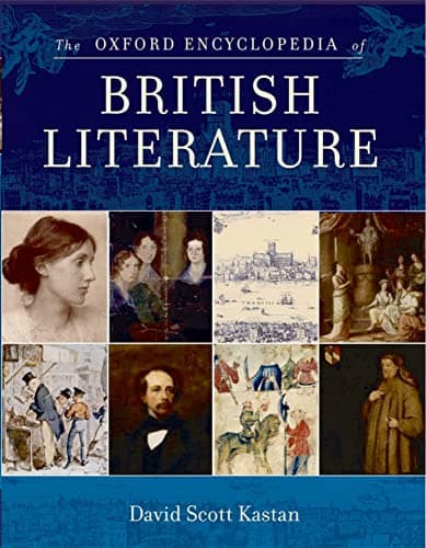 Book cover for The Oxford Encyclopedia of British Literature: 5-Volume Set by Kastan, David Scott