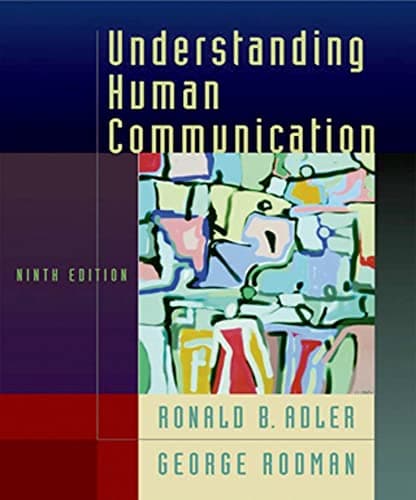 Book cover for Understanding Human Communication by Adler, Ronald B.