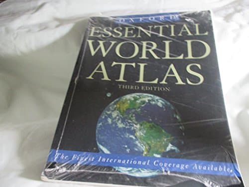 Book cover for Essential World Atlas by Oxford