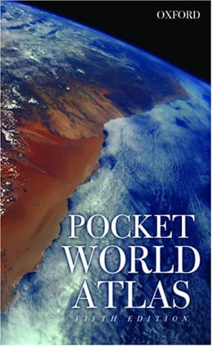 Book cover for Philip's Pocket World Atlas, Fifth Edition by Oxford University Press