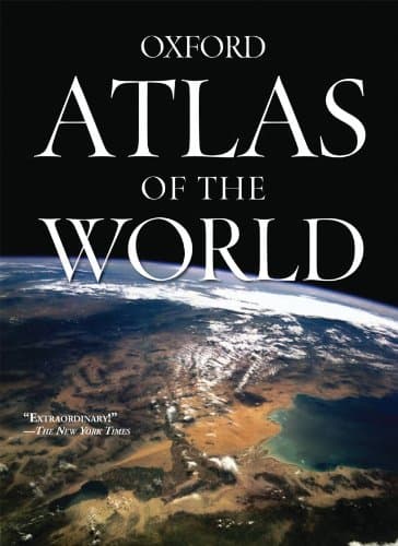 Book cover for Atlas of the World: 15th Edition with free wall map by oxford-university-press