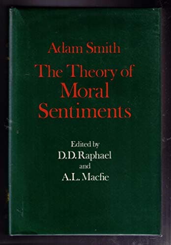 Book cover for The Theory of Moral Sentiments (Glasgow Edition of the Works and Correspondence of Adam Smith, vol. 1) by Adam Smith