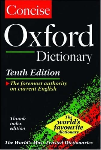 Book cover for The Concise Oxford English Dictionary: Thumb Indexed by Pearsall, Judy