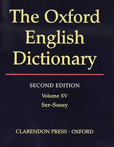 Book cover for The Oxford English Dictionary, Second Edition (VOLUME 15) by OXFORD