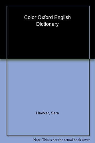Book cover for Color Oxford English Dictionary by Oxford Languages
