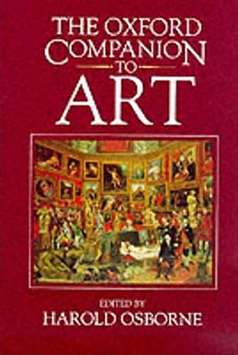 Book cover for The Oxford Companion to Art by Osborne, Harold