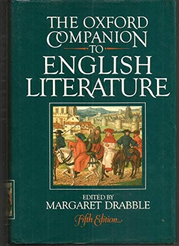 Book cover for The Oxford Companion to English Literature, Fifth Edition by Drabble, Margaret