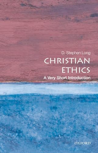 Book cover for Christian Ethics: A Very Short Introduction by Long, D. Stephen