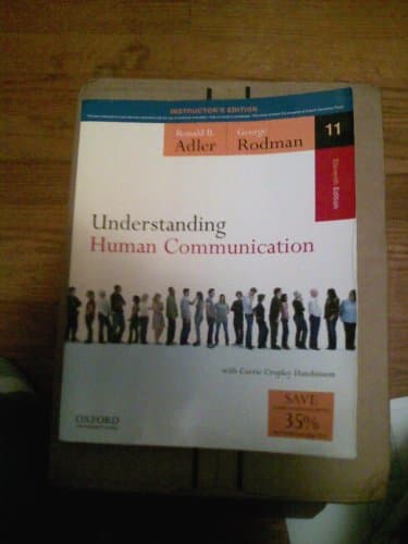 Book cover for Understanding Human Communication by Adler, Ronald B.