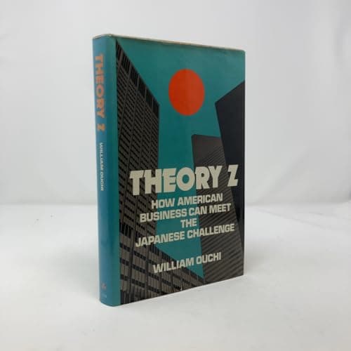 Book cover for Theory Z: How American Business Can Meet The Japanese Challenge by Ouchi, William