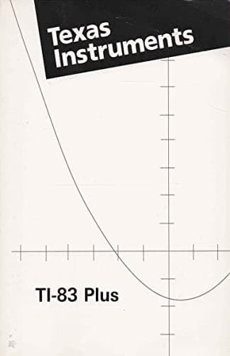 Book cover for Ti-83 Plus Guide by Texas Instruments