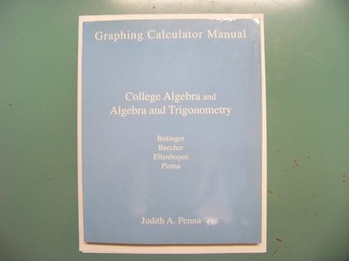Book cover for Graphing Calculator Resource Guide by Bittinger, Marvin L.