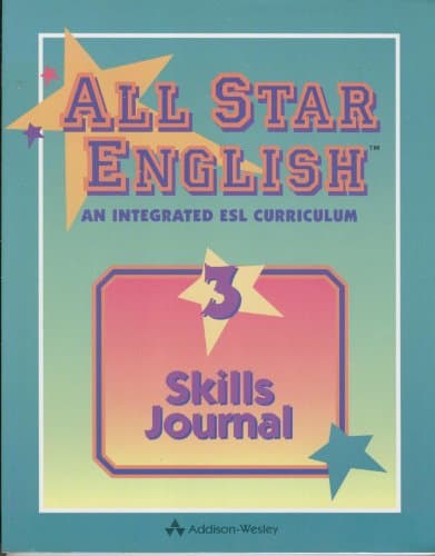 Book cover for All Star English: Skills Journal Level 3 by Unknown